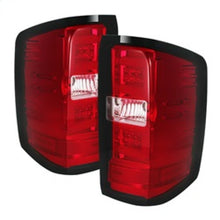 Carregar imagem no visualizador da galeria, Spyder Chevy 1500 14-16 Light Bar LED Tail Lights Red Clear ALT-YD-CS14-LBLED-RC