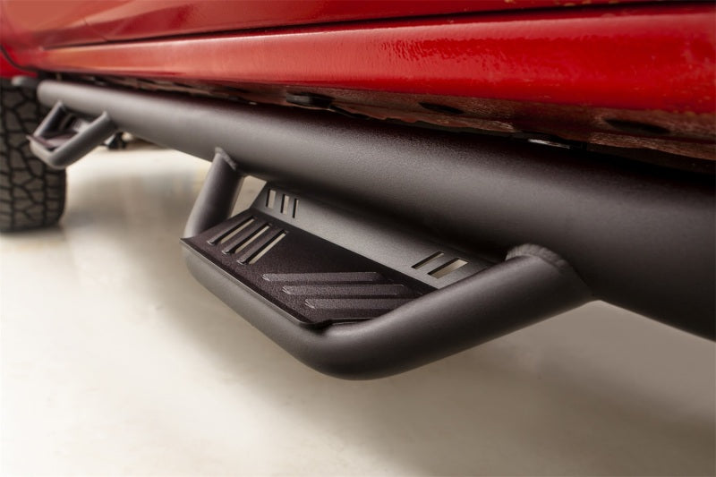 Lund 15-17 Chevy Silverado 2500 Ext. Cab Terrain HX Step Extreme Nerf Bars - Black