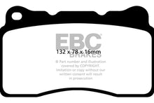 Carregar imagem no visualizador da galeria, EBC 2016+ Cadillac CT6 2.0L Turbo Ultimax2 Front Brake Pads