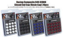 Carregar imagem no visualizador da galeria, Project Kics 12x1.50 R40 Iconix Plastic Cap Set - Red (20 Pcs)