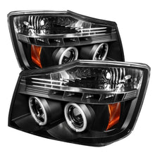 Carregar imagem no visualizador da galeria, Spyder Nissan Titan 04-14/Armada 04-07 Projector Headlights CCFL Halo LED Blk PRO-YD-NTI04-CCFL-BK