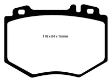 Carregar imagem no visualizador da galeria, EBC 03-06 Mercedes-Benz CL600 5.5 Twin Turbo Yellowstuff Front Brake Pads