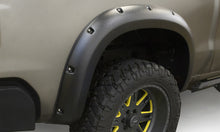 Load image into Gallery viewer, Lund 19-21 GM Silverado RX-Rive Textured Elite Series Fender Flares w/Black Bolts - Black 2pc Rear