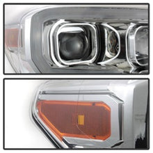Carregar imagem no visualizador da galeria, xTune Toyota Tacoma 16-18 DRL Light Bar Projector Headlights - Chrome PRO-JH-TTA16-LBDRL-C