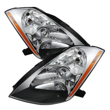 Carregar imagem no visualizador da galeria, Xtune Nissan 350Z 03-05 (Hid Model Only) Crystal Headlights Chrome HD-JH-N350Z-HID-C