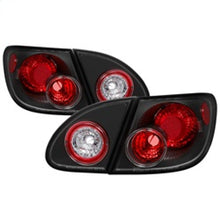 Carregar imagem no visualizador da galeria, Spyder Toyota Corolla 03-08 Euro Style Tail Lights Black ALT-YD-TC03-BK