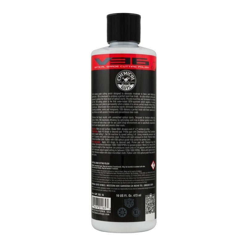 Chemical Guys V36 Optical Grade Cutting Polish - 16oz (P6)