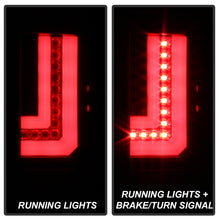 Carregar imagem no visualizador da galeria, Spyder GMC Sierra 2016-2017 Light Bar LED Tail Lights - Black ALT-YD-GS16-LED-BK