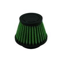 Load image into Gallery viewer, Green Filter Cone Filter - ID 1.38in. / Base 2.25in. / Top 2in. / H 2.25in.