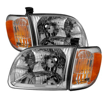 Carregar imagem no visualizador da galeria, Xtune Toyota Tundra Regular/Access 00-04 OEM Style Headlights &amp; Corner Lights HD-JH-TTUN00-AM-C