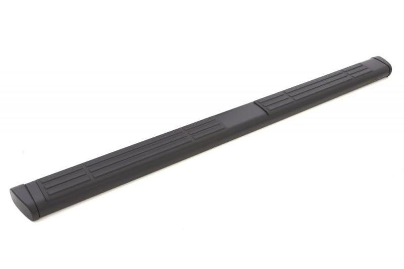 Lund 05-17 Toyota Tacoma Access Cab (80in) 6in. Oval Straight Black Nerf Bars - Black