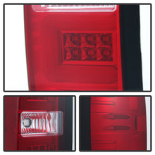 Carregar imagem no visualizador da galeria, Spyder Chevy 1500 14-16 Light Bar LED Tail Lights Red Clear ALT-YD-CS14-LBLED-RC