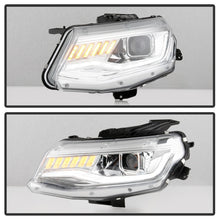 Carregar imagem no visualizador da galeria, Spyder Chevy Camaro 16-18 (Do Not Fit Halogen) Projector Headlights Chrome PRO-YD-CCAM16HIDSI-SEQ-C