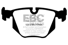 Carregar imagem no visualizador da galeria, EBC 94-99 BMW M5 3.8 (E34) Redstuff Rear Brake Pads