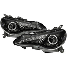 Carregar imagem no visualizador da galeria, Spyder Scion FRS 12-14 Projector Headlights DRL LED Black PRO-YD-SFRS12-BK