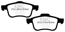 Carregar imagem no visualizador da galeria, EBC 13+ Fiat 500L 1.4 Turbo Redstuff Front Brake Pads