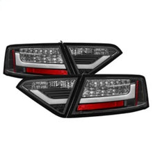 Carregar imagem no visualizador da galeria, Spyder Audi A5 08-12 LED Tail Lights Black ALT-YD-AA508-LED-BK