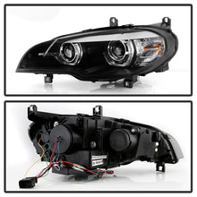 Carregar imagem no visualizador da galeria, Spyder BMW X5 E70 07-10 Xenon/HID AFS High-Power LED Headlights - Black PRO-YD-BMWE7007AFSHIDAP-BK