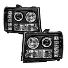Carregar imagem no visualizador da galeria, Spyder GMC Sierra 1500/GMC Sierra Denali 08-13 Projector LED Halo- LED Blk PRO-YD-GS07-HL-BK