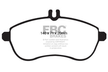 Carregar imagem no visualizador da galeria, EBC 12-14 Mercedes-Benz C250 (W204) 1.8 Turbo Redstuff Front Brake Pads