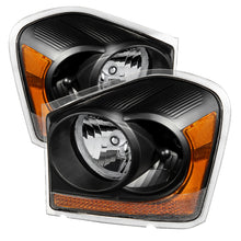 Carregar imagem no visualizador da galeria, Xtune Dodge Durango 04-05 OEM Headlamps Black HD-JH-DDU04-AM-BK