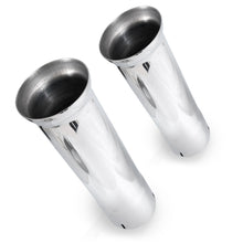 Carregar imagem no visualizador da galeria, Stainless Works Bell Exhaust Tips- 2in ID Inlet 2in Body