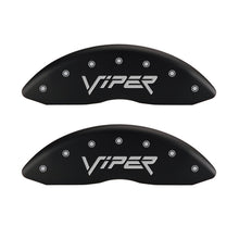 Load image into Gallery viewer, MGP 4 Caliper Covers Engraved Front &amp; Rear Gen 2/Viper Red finish silver ch