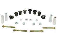 Load image into Gallery viewer, Whiteline Plus 5/83-5/01 BMW 3 Series Rear Camber/Toe Control Arm Lower Inner &amp; Outer Bushing Kit