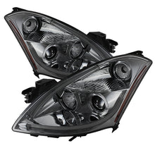 Carregar imagem no visualizador da galeria, Spyder Nissan Altima 4Dr 10-12 Projector Headlights Light DRL LED Halo Smke PRO-YD-NA104D-LTDRL-SM