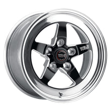 Carregar imagem no visualizador da galeria, Weld S71 15x14.33 / 5x4.75 BP / 6.5in. BS Black Wheel (Medium Pad) - Non-Beadlock