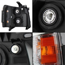 Carregar imagem no visualizador da galeria, Xtune Chevy Silverado 07-13 Crystal Headlights Chrome HD-JH-CS07-AM-C