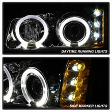Carregar imagem no visualizador da galeria, Spyder Chevy Silverado 1500 03-06 Projector Headlights LED Halo LED Ambr Reflctr Ch PRO-YD-CS03-AM-C