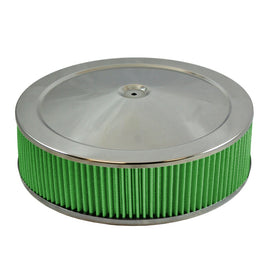 Green Filter Air Cleaner Assembly 14in x 4in Drop Plate
