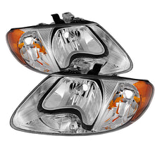 Carregar imagem no visualizador da galeria, Xtune Chrysler Voyager &amp; Grand Voyager 01-03 Crystal Headlights Chrome HD-JH-DCA01-AM-C