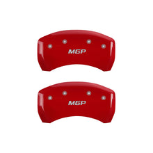 Carregar imagem no visualizador da galeria, MGP 4 Caliper Covers Engraved Front &amp; Rear MGP Yellow finish black ch