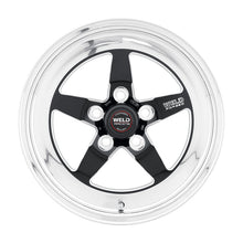 Carregar imagem no visualizador da galeria, Weld S71 15x14.33 / 5x4.75 BP / 7.5in. BS Black Wheel (Medium Pad) - Non-Beadlock