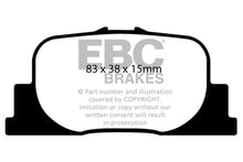 Carregar imagem no visualizador da galeria, EBC 00-01 Lexus ES300 3.0 Redstuff Rear Brake Pads