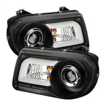 Carregar imagem no visualizador da galeria, Spyder Chrysler 300C 05-10 Projector Headlights LED DRL Black High/Low H7 PRO-YD-C300C-DRL-BK