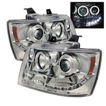 Carregar imagem no visualizador da galeria, Spyder Chevy Suburban 1500 Projector Headlights LED Halo LED Chrome PRO-YD-CSUB07-HL-C