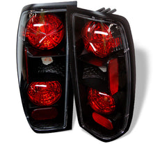Carregar imagem no visualizador da galeria, Spyder Nissan Frontier 98-00 Euro Style Tail Lights Black ALT-YD-NF98-BK