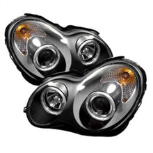 Carregar imagem no visualizador da galeria, Spyder Mercedes Benz C-Class 01-05 4 DrProjector Headlights Halogen LED Halo Blk PRO-YD-MBW203-HL-BK