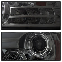 Carregar imagem no visualizador da galeria, Spyder Dodge Ram 09-12 Projector Headlights Light Bar DRL Smoke PRO-YD-DR09-LBDRL-SM