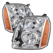 Carregar imagem no visualizador da galeria, Xtune GMC Yukon/Yukon Xl 07-14 Crystal Headlights Chrome HD-JH-GMCY07-AM-C