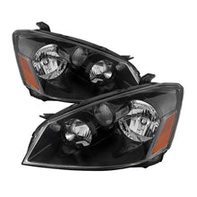 Carregar imagem no visualizador da galeria, Xtune Nissan Altima 05-06 Halogen Model Only OEM Style Headlights Black HD-JH-NA05-OE-BK