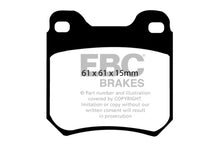 Carregar imagem no visualizador da galeria, EBC 97-01 Cadillac Catera 3.0 Redstuff Rear Brake Pads
