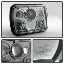 Carregar imagem no visualizador da galeria, Xtune Rectangular SeaLED Beam 7X6 Inch LED Headlights ( High/Low Beam ) Black PRO-JH-7X6LED-HL-BK