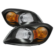 Carregar imagem no visualizador da galeria, Xtune Chevy Cobalt 05-10 Crystal Headlights Black HD-JH-CCOB05-AM-BK