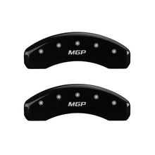 Carregar imagem no visualizador da galeria, MGP Rear set 2 Caliper Covers Engraved Rear MGP Black finish silver ch