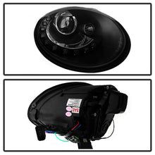 Carregar imagem no visualizador da galeria, Spyder Volkswagen Beetle 06-10 Projector Headlights DRL LED Black PRO-YD-VB06-DRL-BK