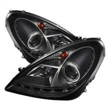 Carregar imagem no visualizador da galeria, Spyder Mercedes Benz SLK 05-10 Projector Headlights Halogen Model- DRL Blk PRO-YD-MBSLK05-DRL-BK